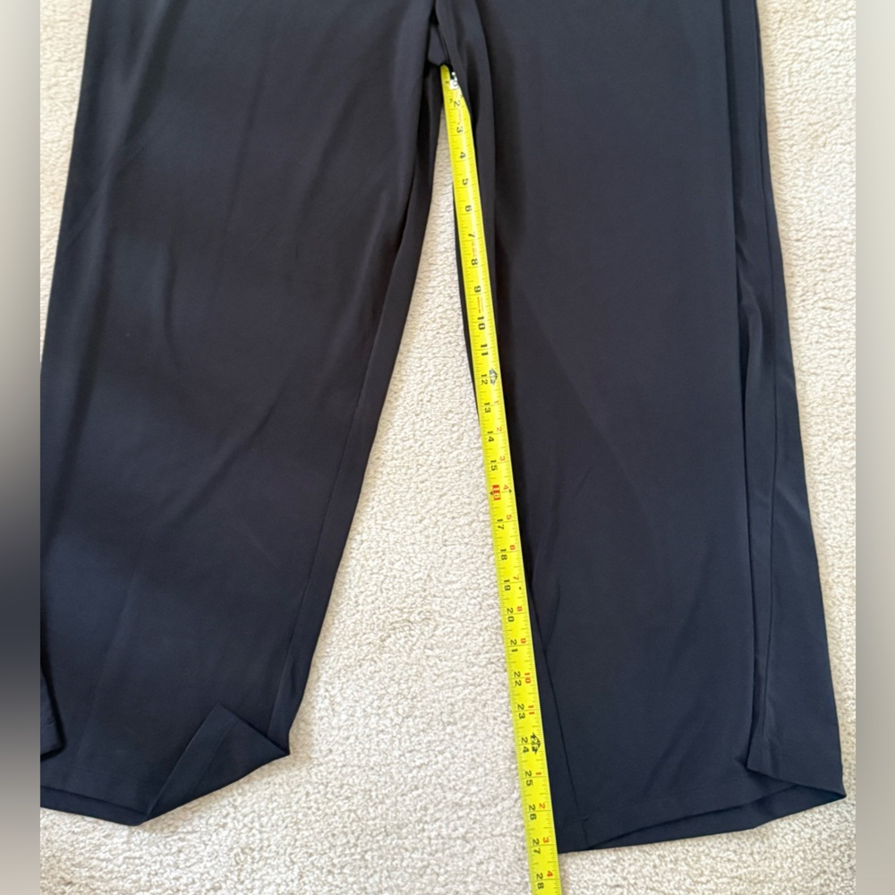 Women's Plus Roaman's Slick Black Pants, Size 22/24 - Picture 9 of 9